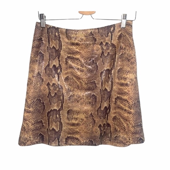 🍀CACHE Sexy Python skirt Date Night SIze 8 - Picture 3 of 14